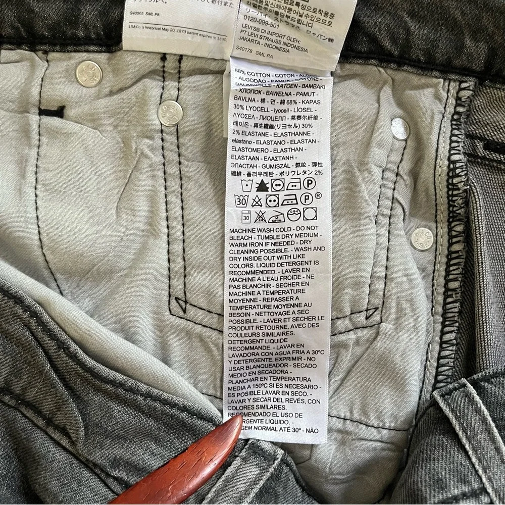 Levi's 511 Gray Denim Jeans Men’s Size 40x30